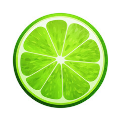 Food banner. Healthy foods low in carbohydrates. Food Juicy slice of lime isolated on transparent png