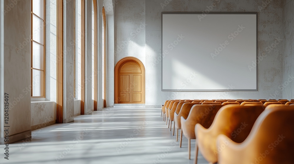 Poster educational tech transforming the future of the classroom into an interactive space