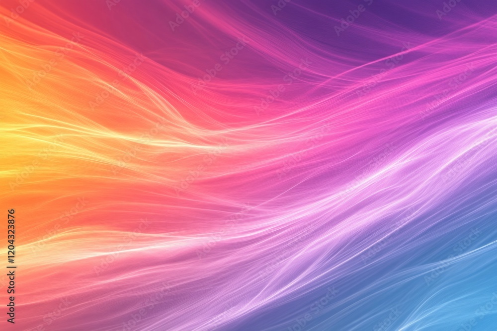 Poster abstract background flowing smoothly with bright vibrant colors creating a beautiful and colorful de