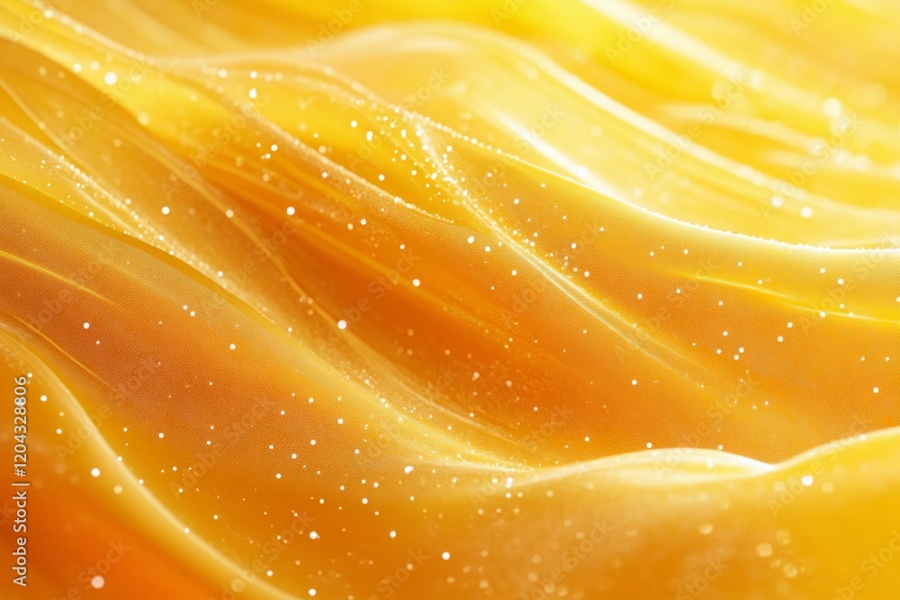Aufkleber golden abstract background flowing smoothly with glitter, creating a luxurious and elegant design