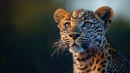Majestic Leopard at Golden Hour
