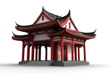 asia temple simple design flash