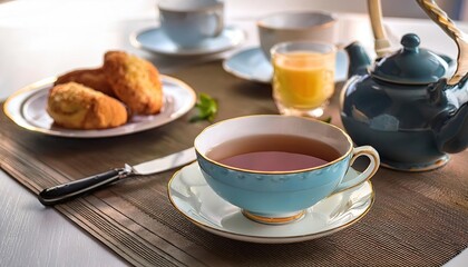 Fototapeta premium Cup of tea on a table