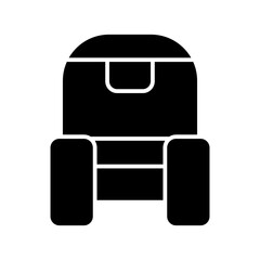 chair glyph icon