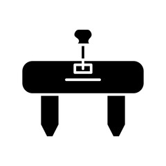 table lamp glyph icon