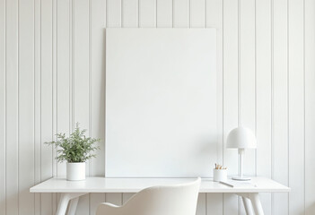 white chair in a room
