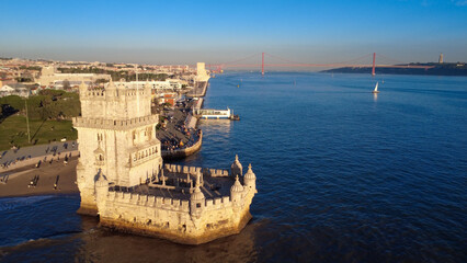 Torre de belem Lisboa, monumento histórico, Rio tejo
