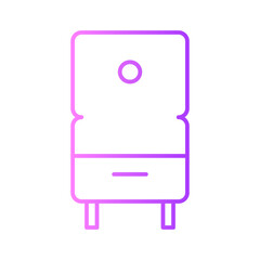 cabinet gradient icon