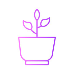 plants gradient icon