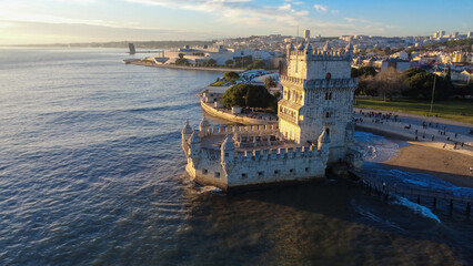 Torre de belem Lisboa, monumento histórico, Rio tejo