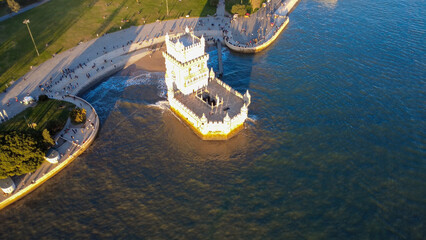 Torre de belem Lisboa, monumento histórico, Rio tejo