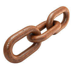 Obraz premium chain isolated on white