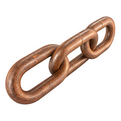 Obraz premium chain isolated on white