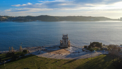 Torre de belem Lisboa, monumento histórico, Rio tejo