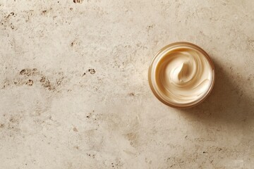 Creamy texture swirls beautifully in wooden bowl against neutral