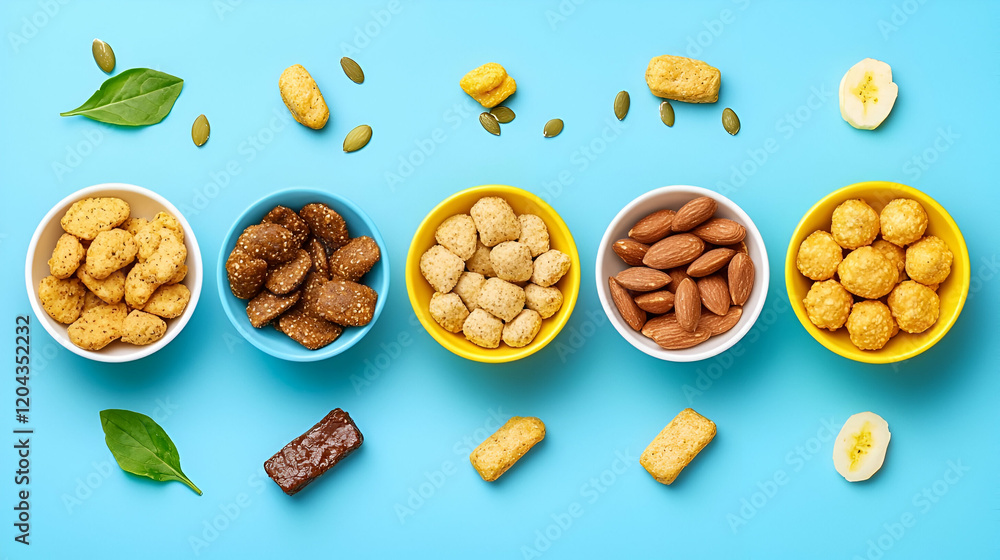 Poster product showcase featuring an array of items with distinct designs, vibrant colors, and appealing ar