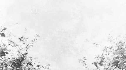 Monochromatic Abstract Art: A Study in Greyscale Textures and Botanical Hints