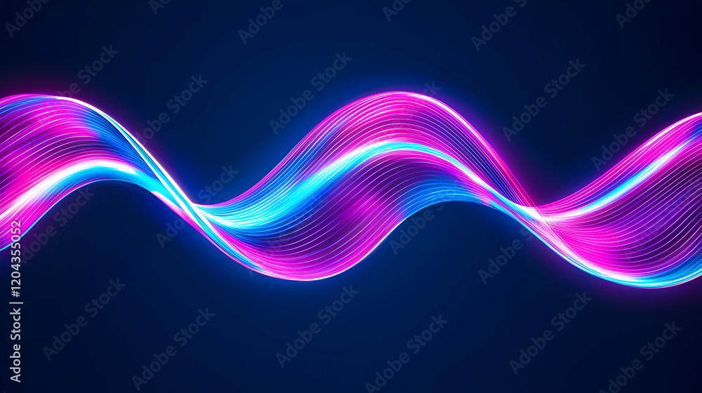 Poster dynamic ai fusion, a colorful abstract design illustrating the intricate relationship between artifi