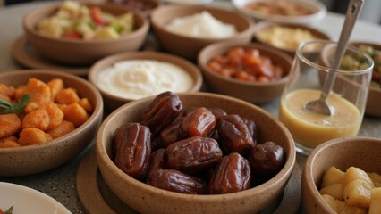 A Vibrant Spread of Middle Eastern and Mediterranean Mezze