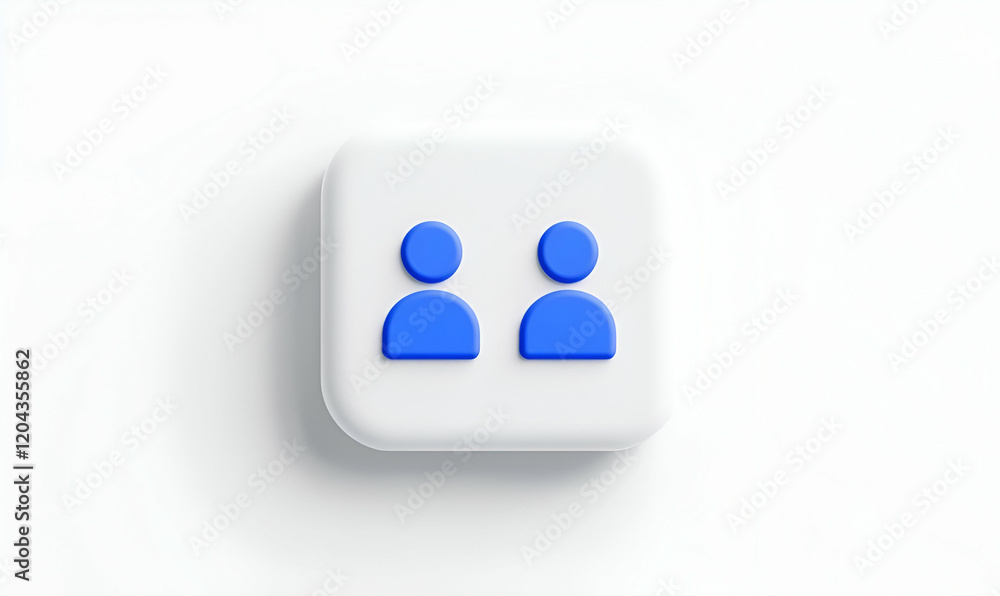 Poster virtual connection, a video call interface showcasing two individuals engaged in conversation, symbo
