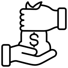Borrowing Icon