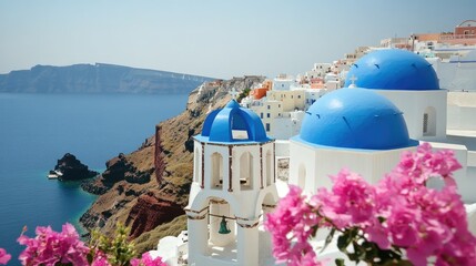 Fototapeta premium Important places in Greece are not hidden from each other, so that the image is clear and prominent.