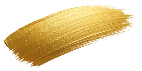 Gold brush strokes for text PNG
