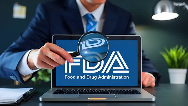 FDA Approved: A Visual Representation of Food and Drug Administration Standards, Ensuring Safety and Quality in Pharmaceuticals and Food Products. Compliant, Trustworthy, and Reliable Graphic for     