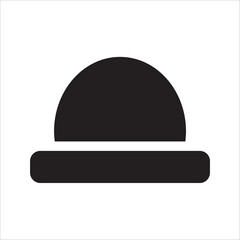 hat icon on a white background