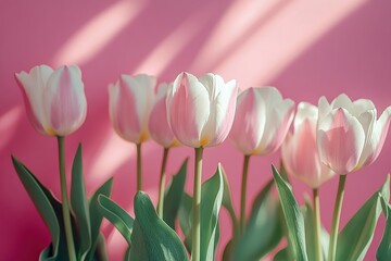 Fototapeta premium Beautiful spring and summer tulip flowers