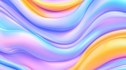 Fototapeta premium Abstract Pastel Swirls: A Symphony of Color and Flow