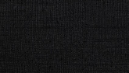 dark and black woven fabric texture background. cotton material. black woven fabric texture