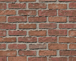 3D Brick Wall Texture Background. Brick Wall Textured Background.