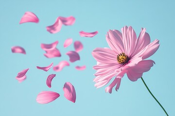 Obraz premium Beautiful spring and summer flowers