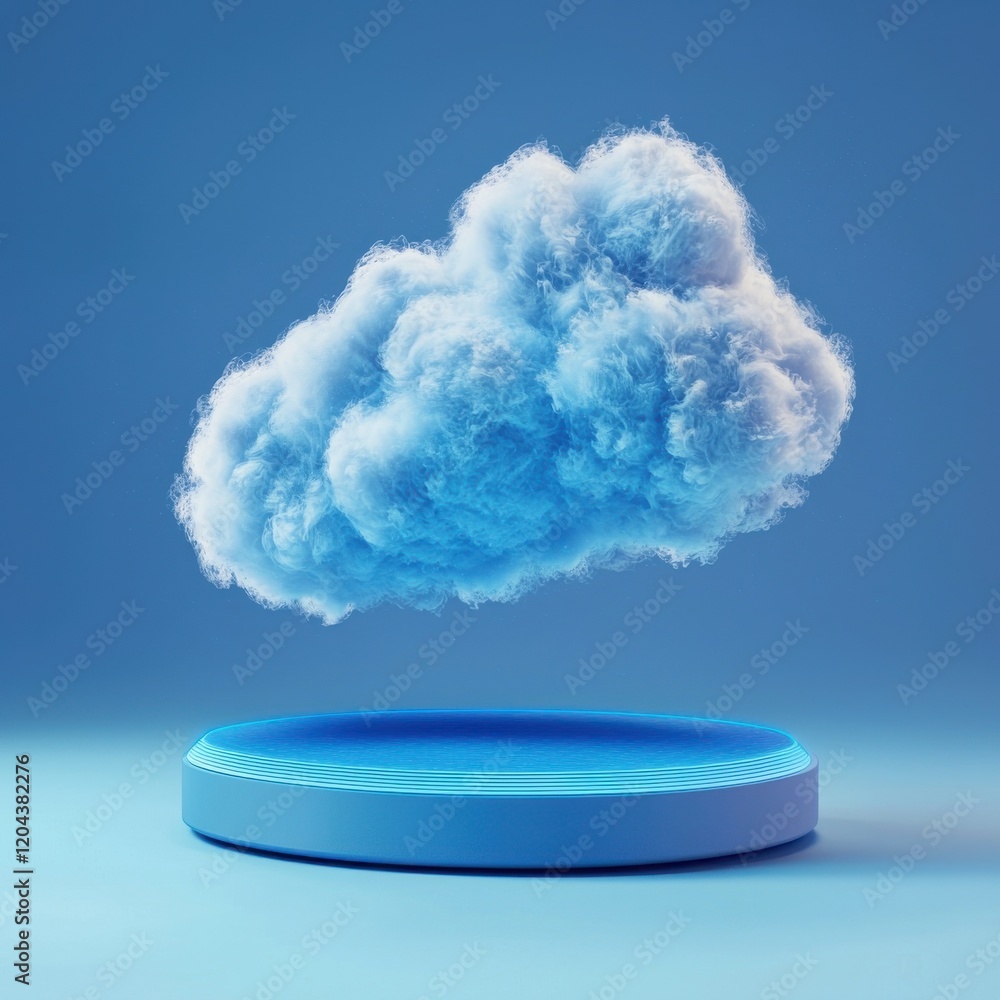 Poster cloud computing concepts digital environment graphic art abstract viewpoint innovation and technolog
