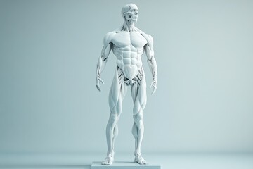 3d rendered illustration of a human skeleton