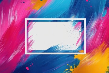 Abstract background with white frame