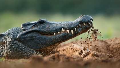 Obraz premium close up of an alligator