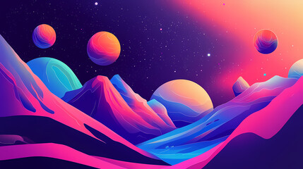 Abstract illustration. Abstract Galaxy. Illustration