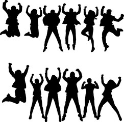 City People Silhouette Set