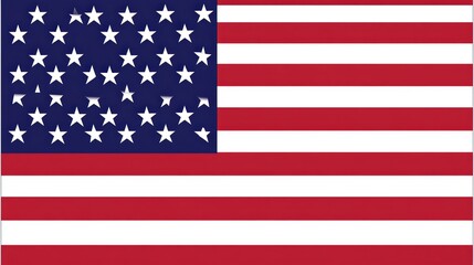 Fototapeta premium American Flag Vector Background with White Space for Text