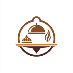 Modern Minimalist Restaurant Logo Icon Vector Design