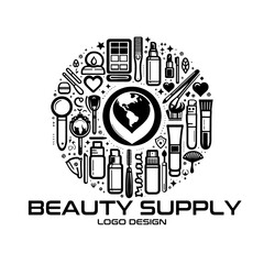 Beauty Supply Vector Logo Design