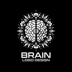 Brain Vector Logo Design