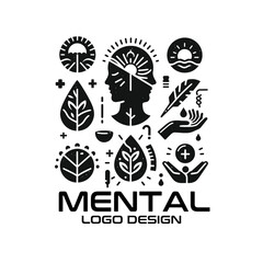 Mental Vector Logo Design