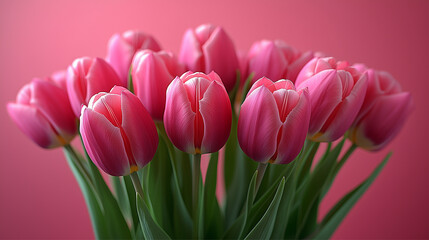 Fototapeta premium Nature’s bright laughter blooms, soft petals that light hearts.