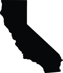 California state flat icon design