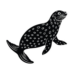 silhouette of a fish