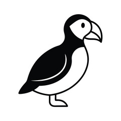 Obraz premium animal silhouette white background 