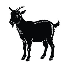 animal silhouette white background 